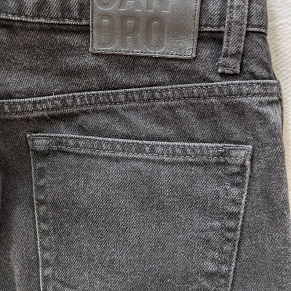 Sandro 38 Rudolphe Noir Flare Black High Rise - Picture 7 of 9